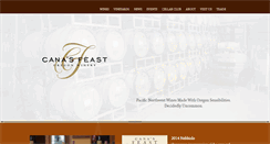 Desktop Screenshot of canasfeastwinery.com